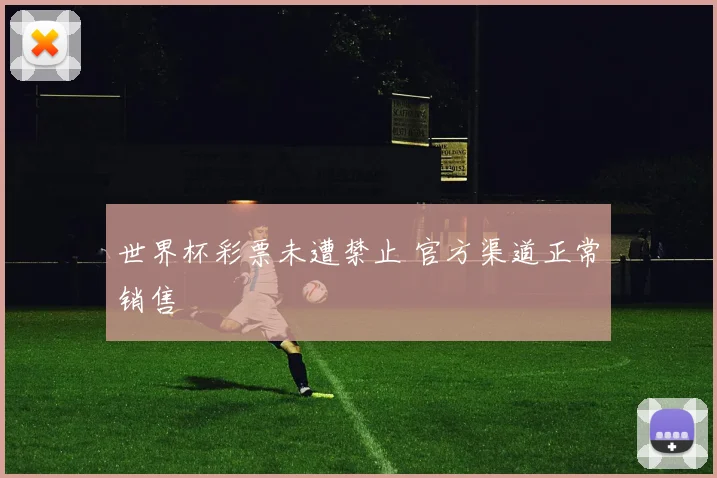 世界杯彩票未遭禁止 官方渠道正常销售